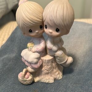 Precious Moments Figurine - Cream and Pink